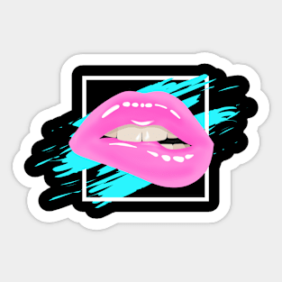 Lollipop Lips Sticker